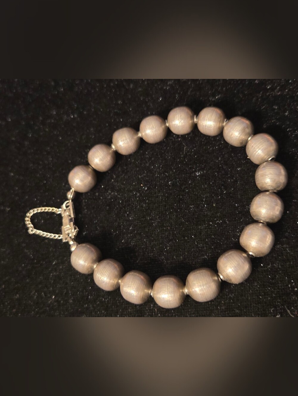 Stainless Steel Ball Link Beads On Chain Bracelet Champion USA